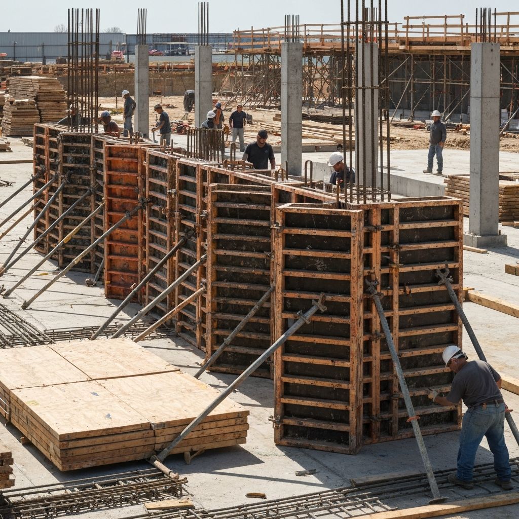 Forma e ferragem para construção civil em Brasília